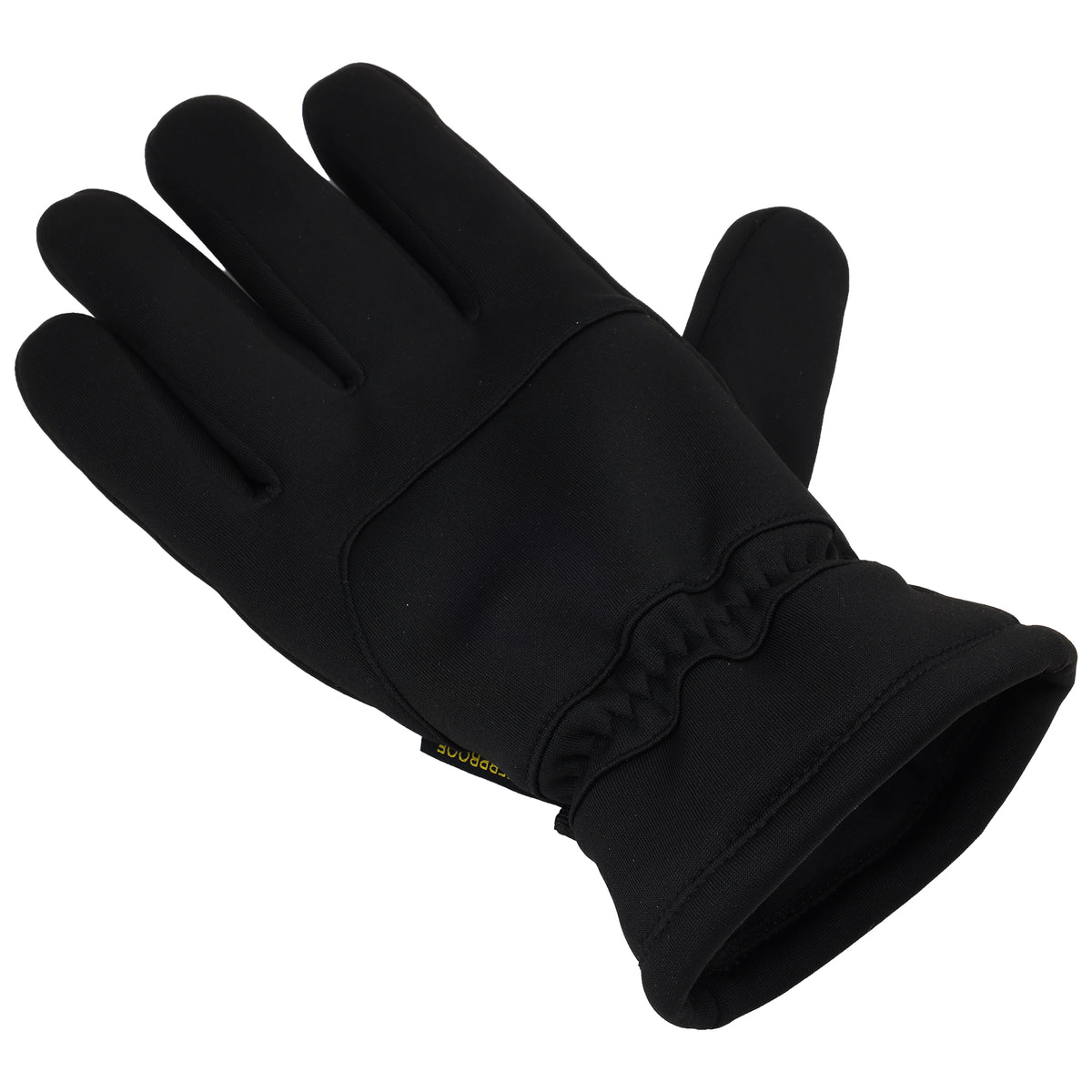 Weatherproof Sport Utility Gloves with Fleece Lining – Black – large