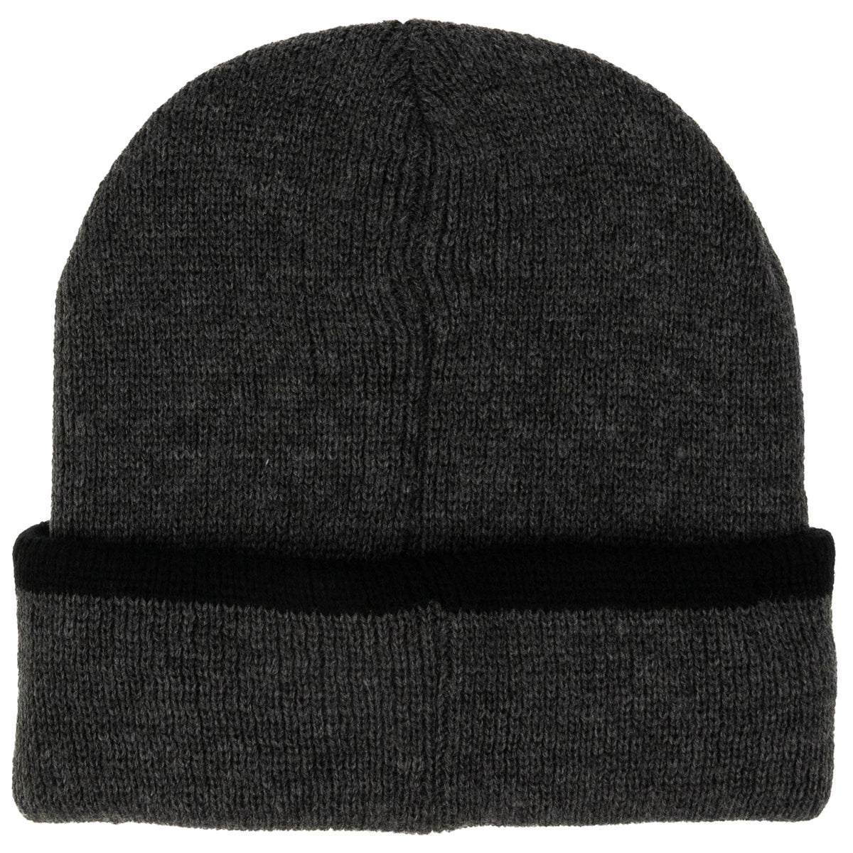 Weatherproof Vintage Fisherman Rib & Heathered Beanie 2-Piece Set – Black/Charcoal