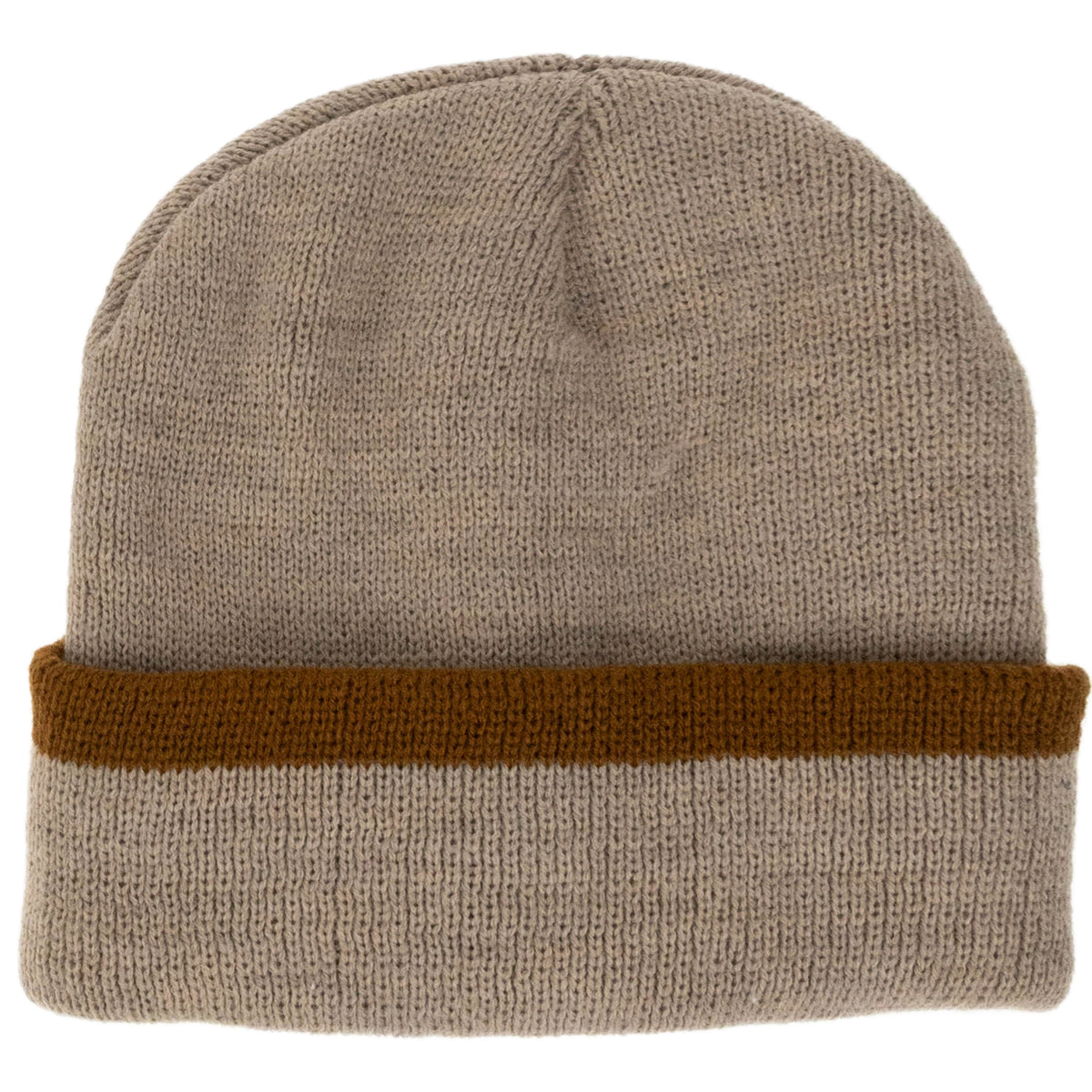 Weatherproof Vintage Fisherman Rib &amp; Heathered Beanie 2-Piece Set – Olive/Taupe