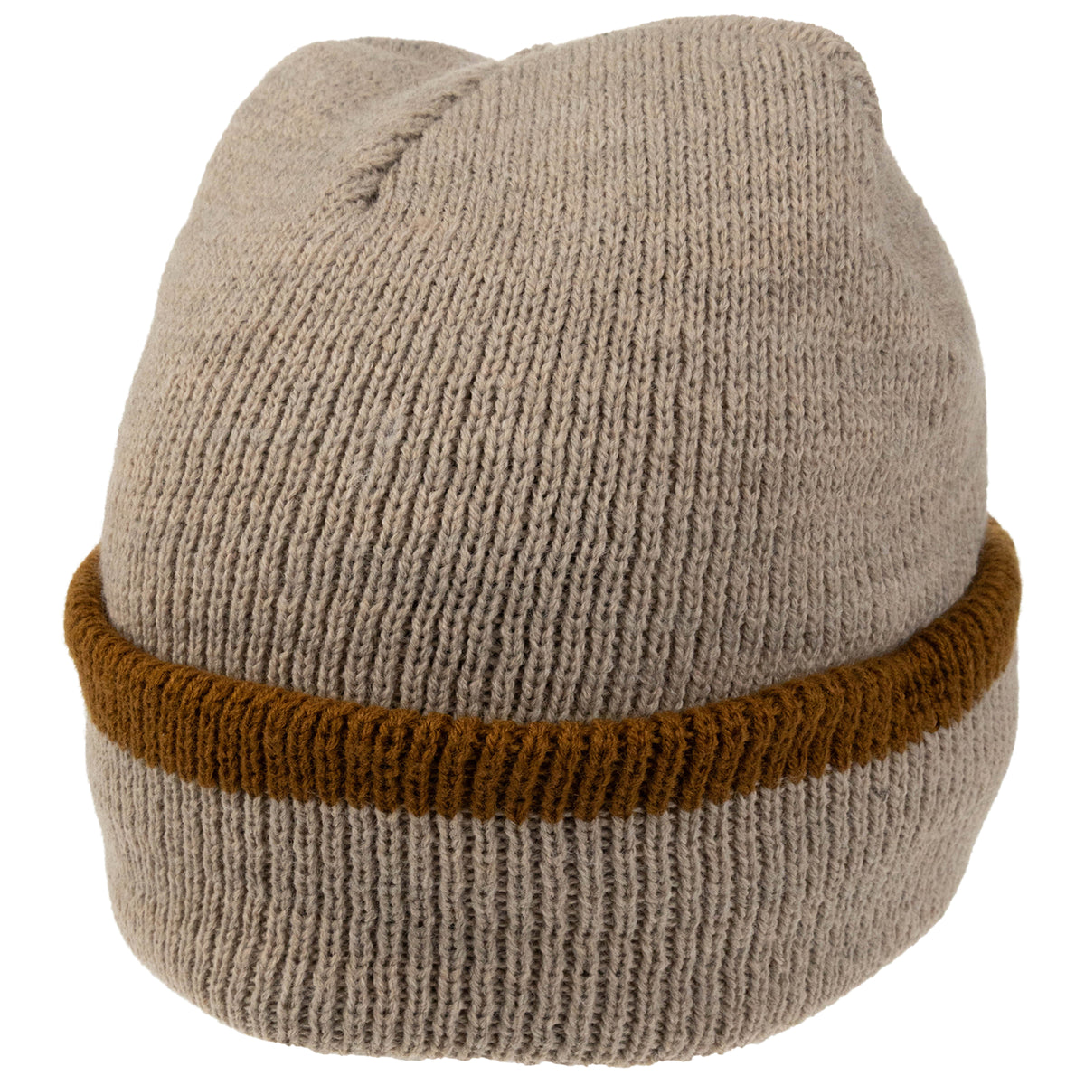 Weatherproof Vintage Fisherman Rib &amp; Heathered Beanie 2-Piece Set – Olive/Taupe