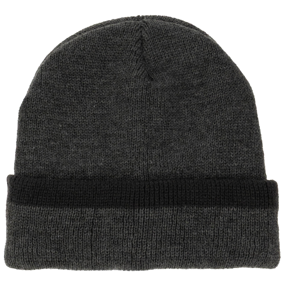 Weatherproof Vintage Fisherman Rib & Heathered Beanie 2-Piece Set – Navy/Charcoal