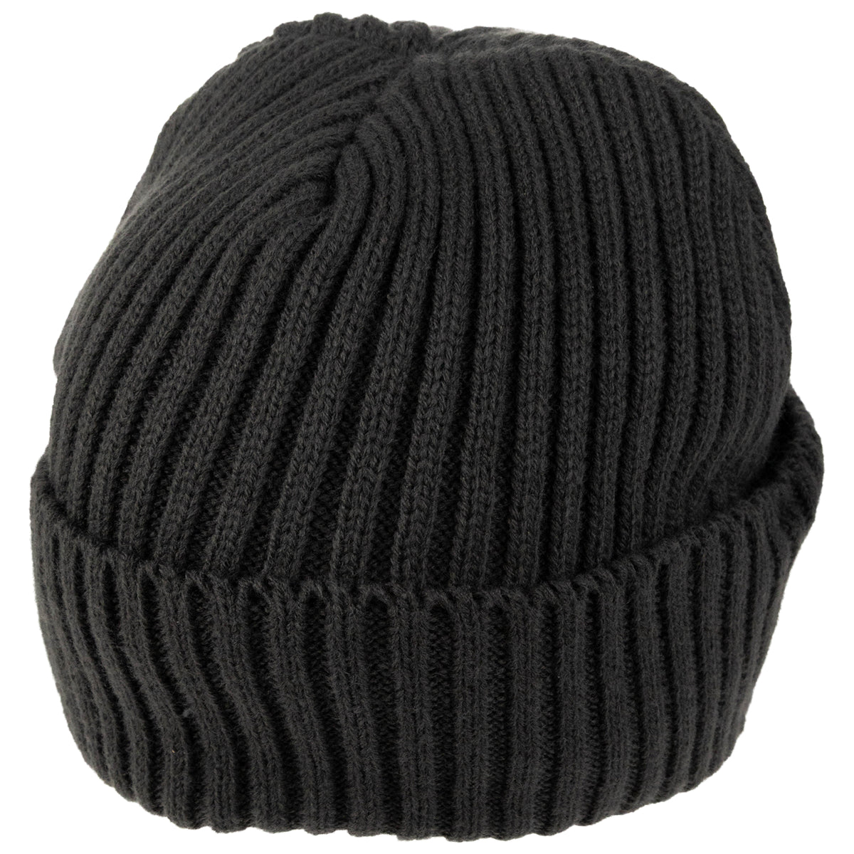 Weatherproof Vintage Waffle Stripe & Solid Beanie 2-Piece Set – Charcoal/Grey