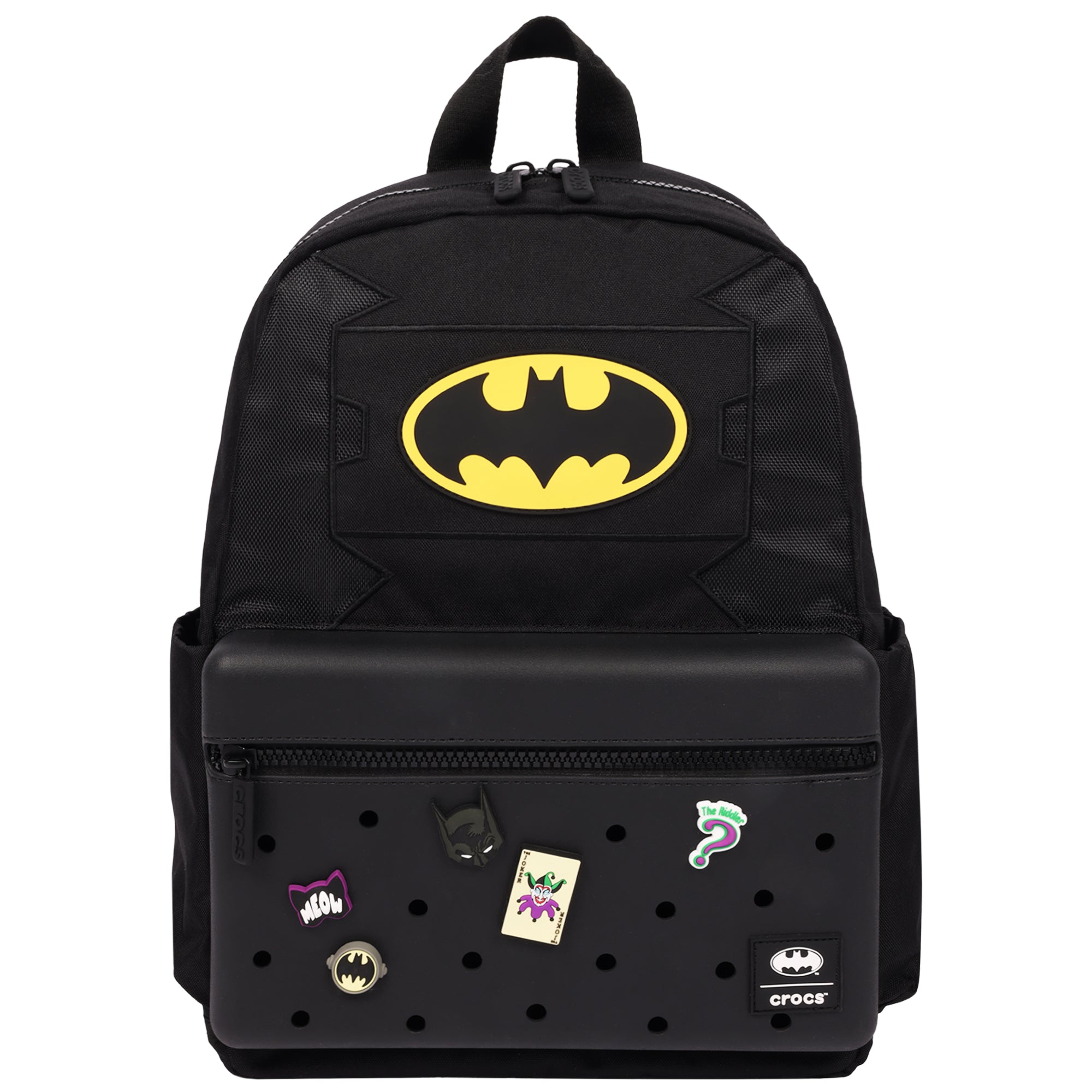 DC Comics Batman x Crocs Backpack – Officially Licensed Jibbitz-Compatible Bookbag
