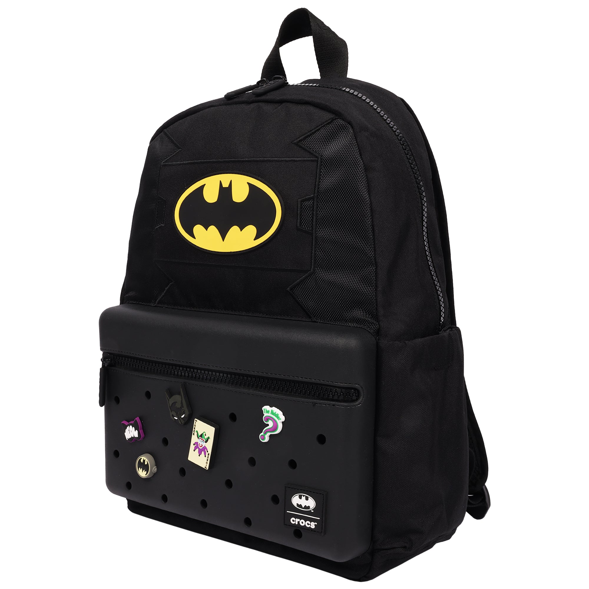 DC Comics Batman x Crocs Backpack – Officially Licensed Jibbitz-Compatible Bookbag