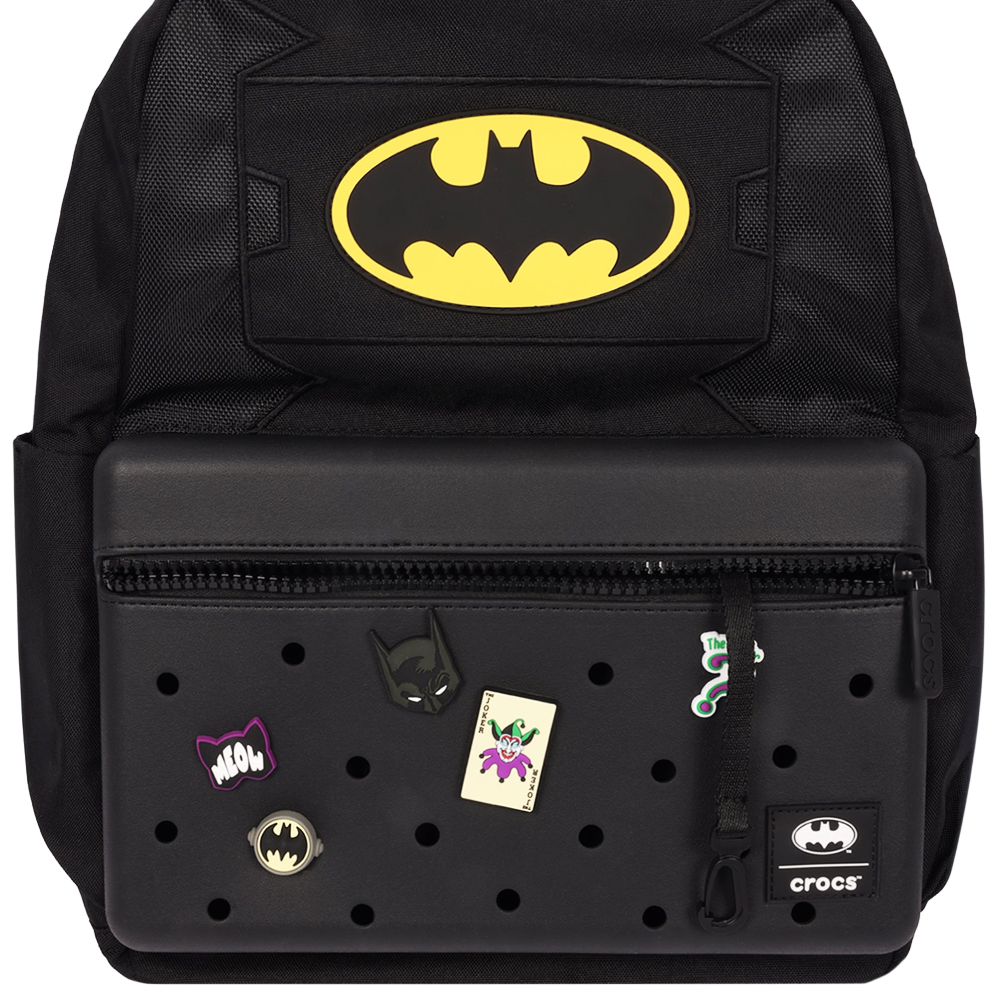 DC Comics Batman x Crocs Backpack – Officially Licensed Jibbitz-Compatible Bookbag