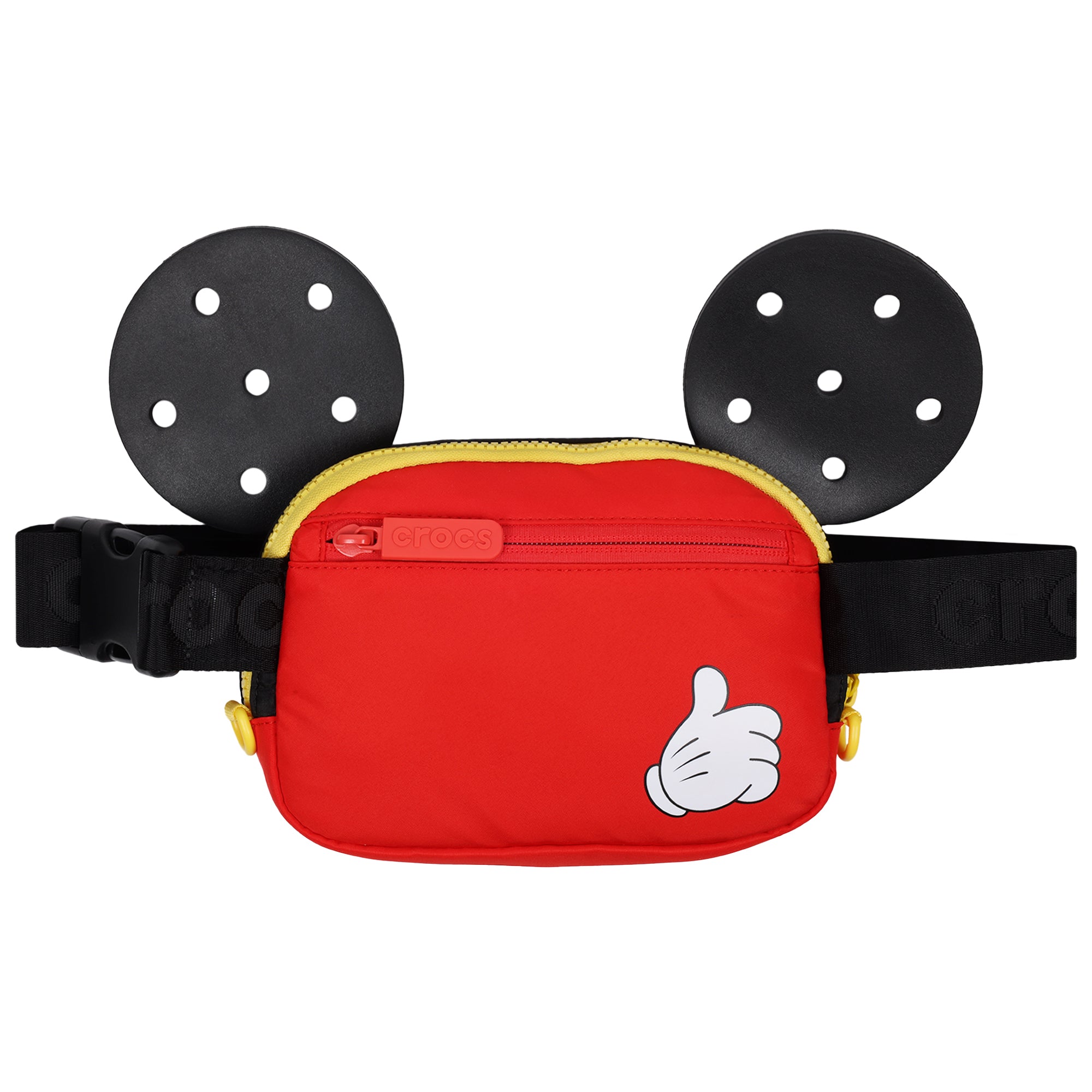 Disney Mickey Mouse x Crocs 3D Ears Belt Bag – Officially Licensed Waist Pack