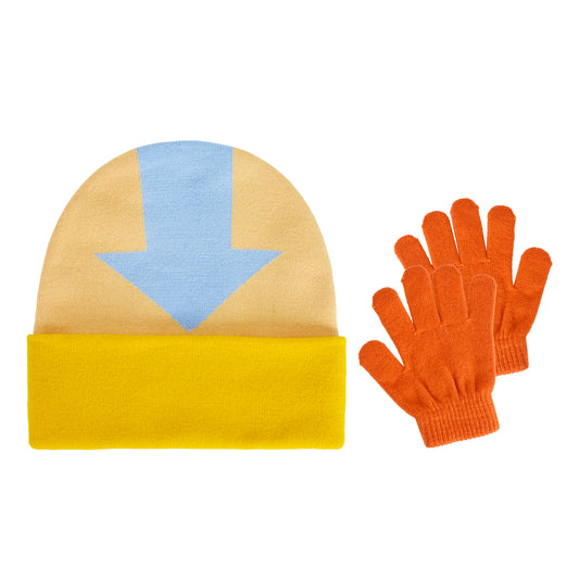 Avatar The Last Airbender Knitted Winter with Cuff Beanie Hat, Multi, One Size