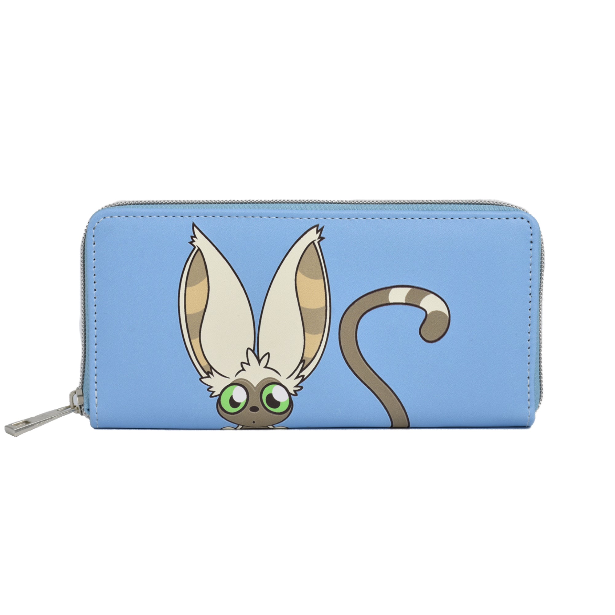 Concept One Avatar The Last Airbender Momo Peek-A-Boo Zipper Wallet, Blue
