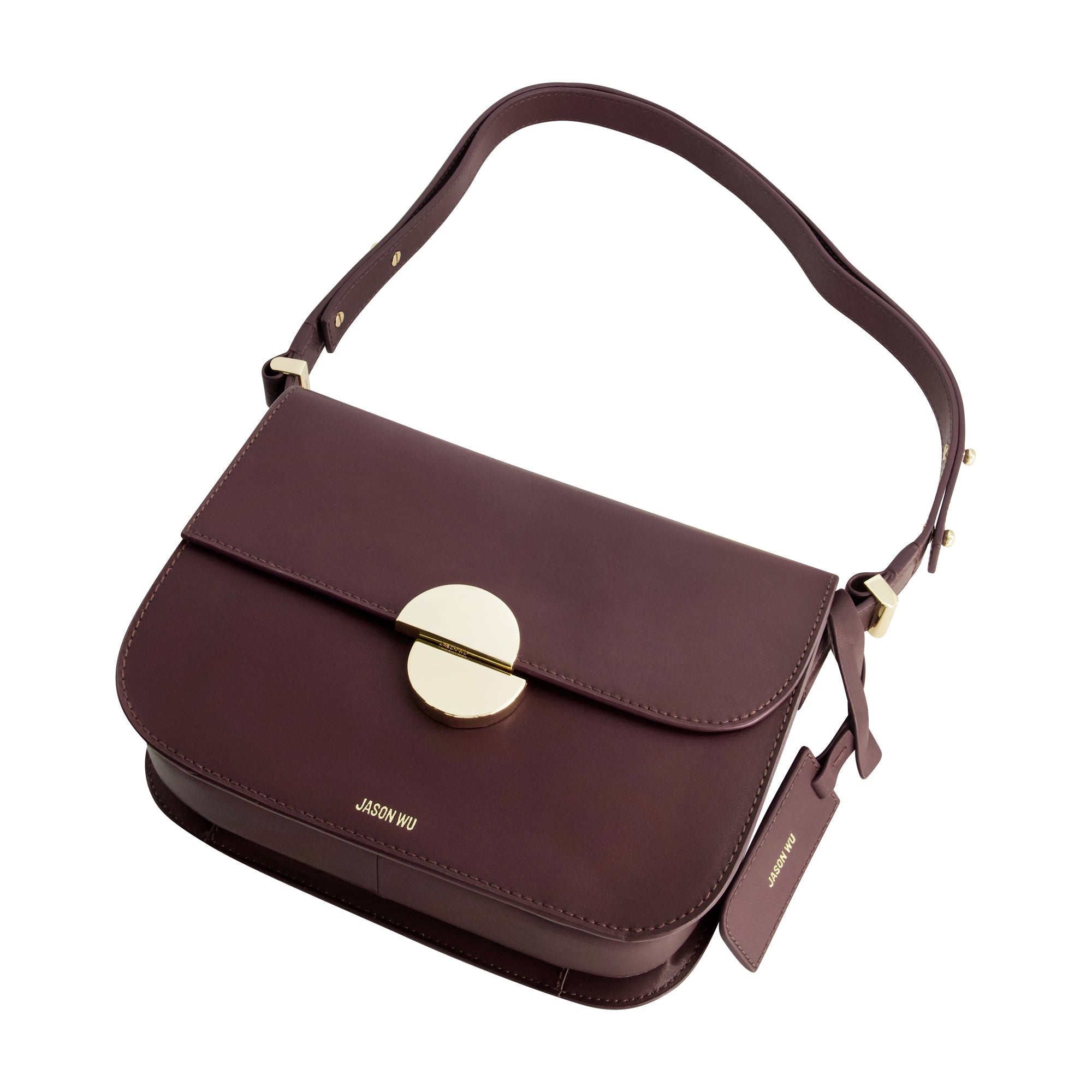 Jason Wu Black Shoulder Bag, Grape