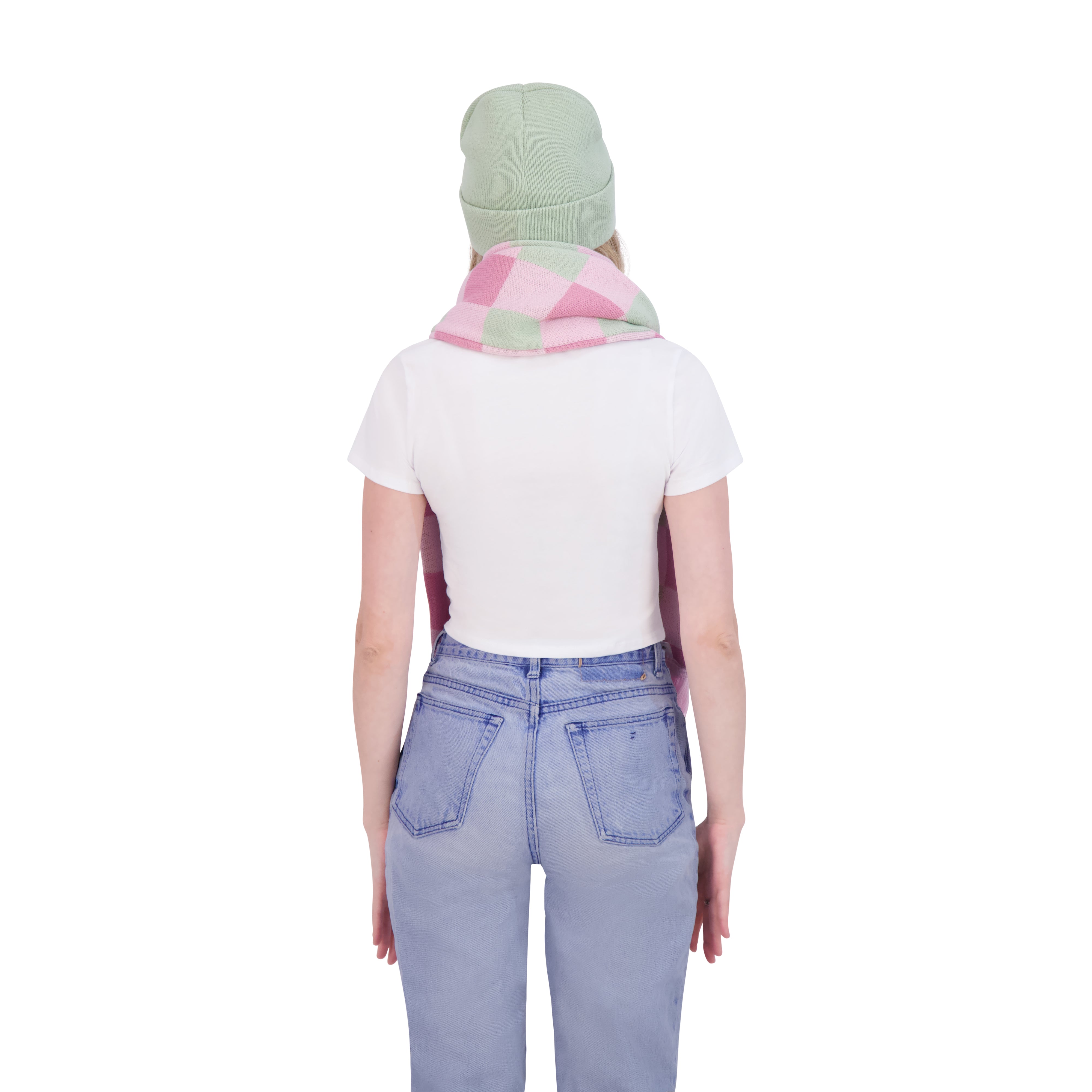 Wicked x Glinda Patches & Embroidery Beanie & Scarf Set