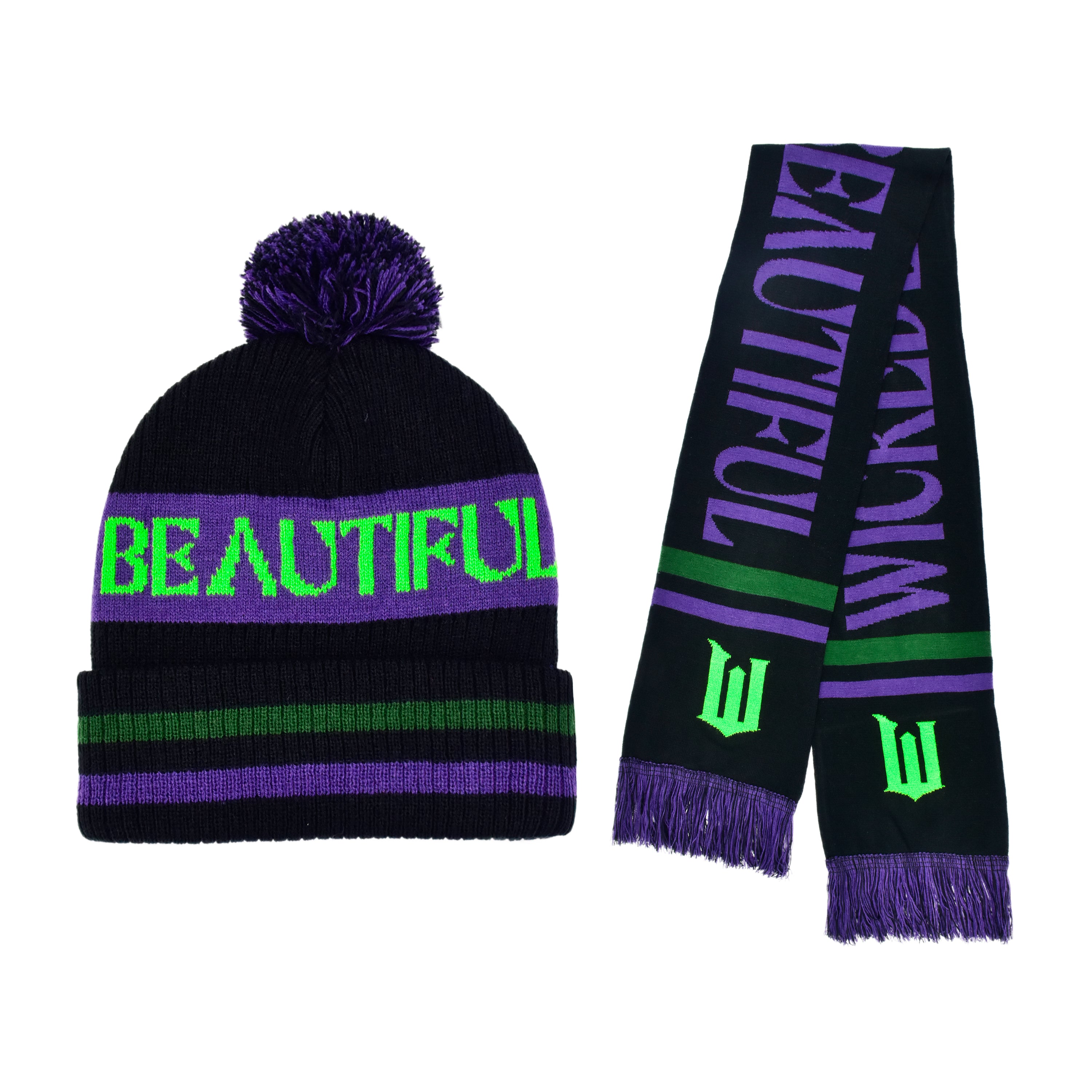 Wickedly Beautiful Beanie & Scarf Set