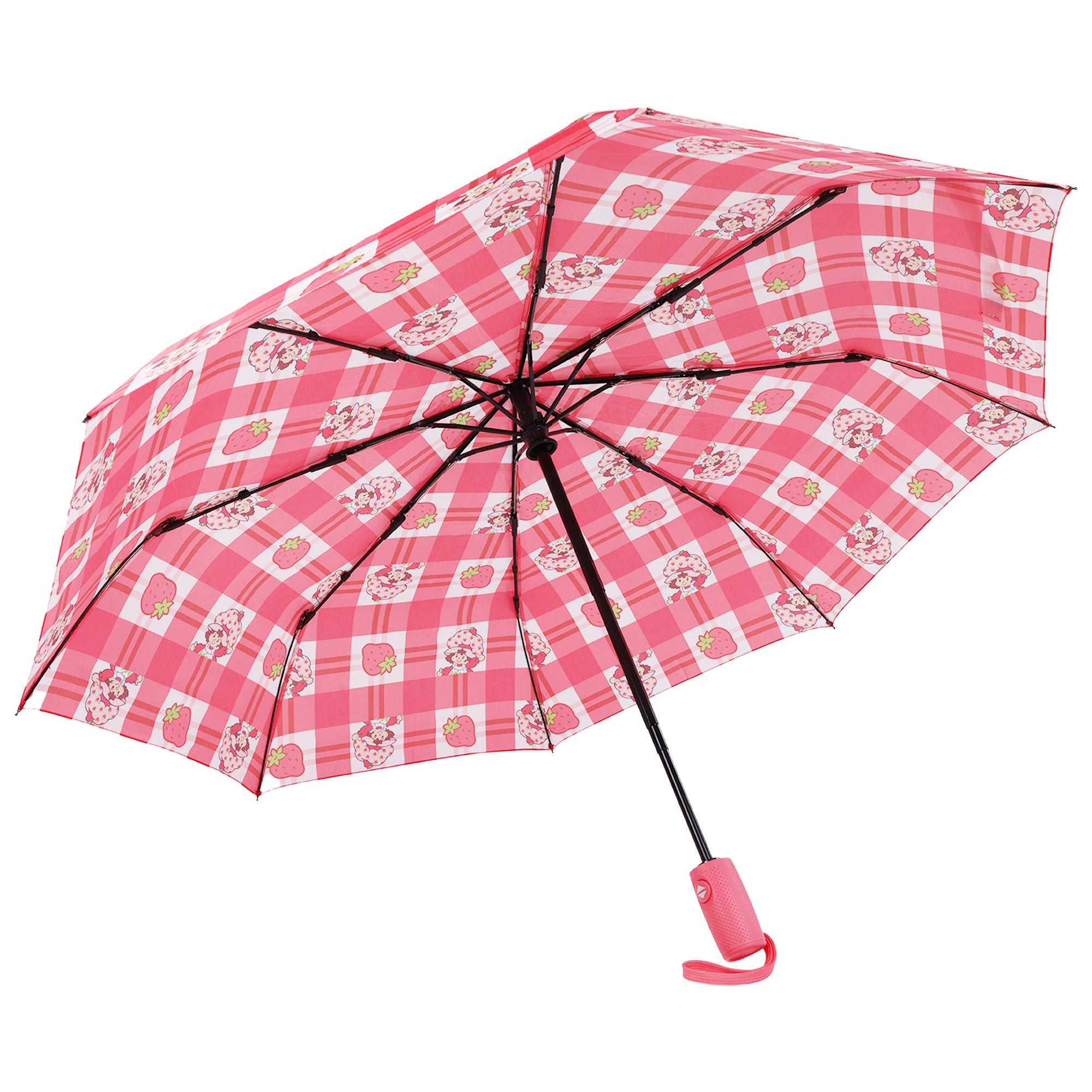 Strawberry Shortcake Gingham Plaid Umbrella