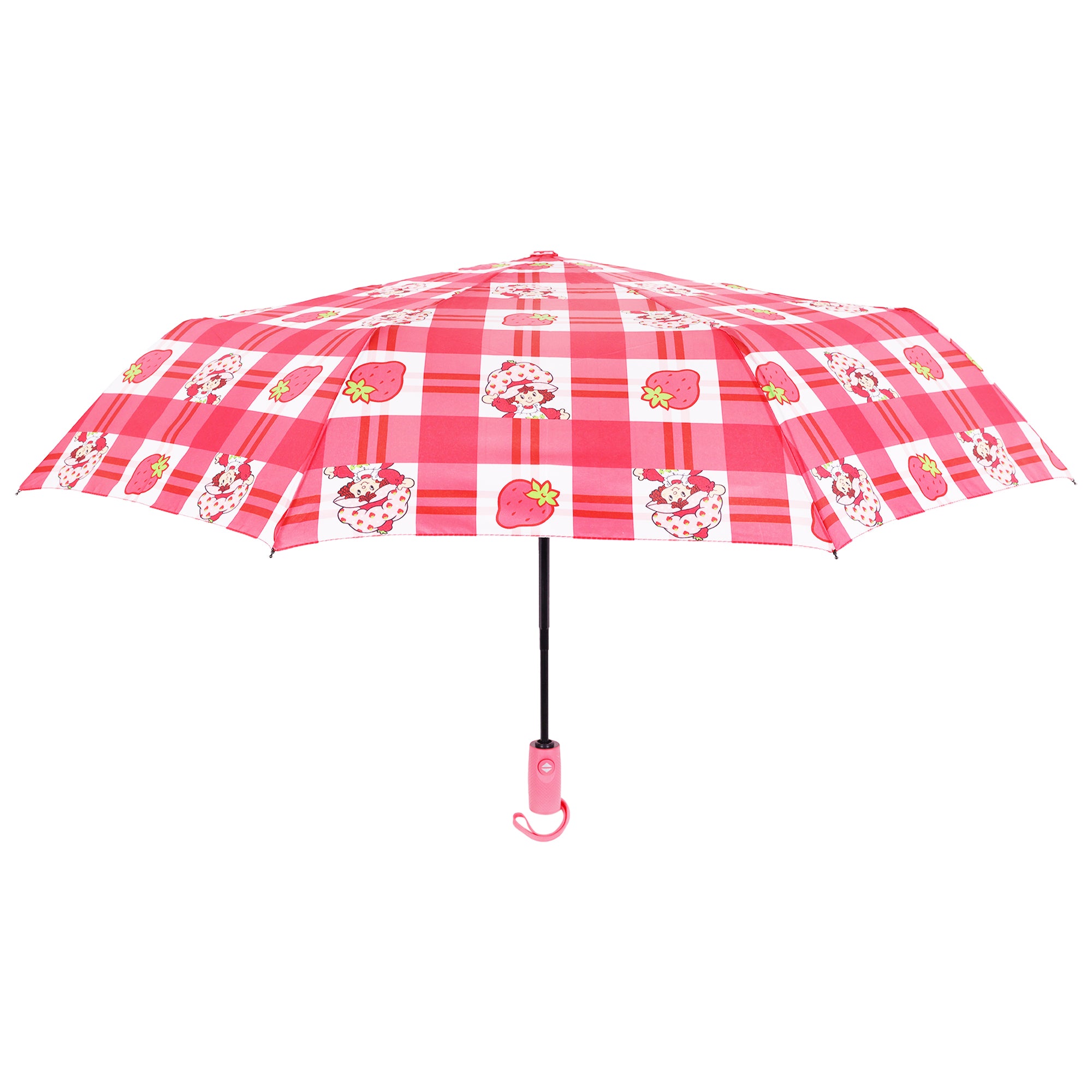 Strawberry Shortcake Gingham Plaid Umbrella
