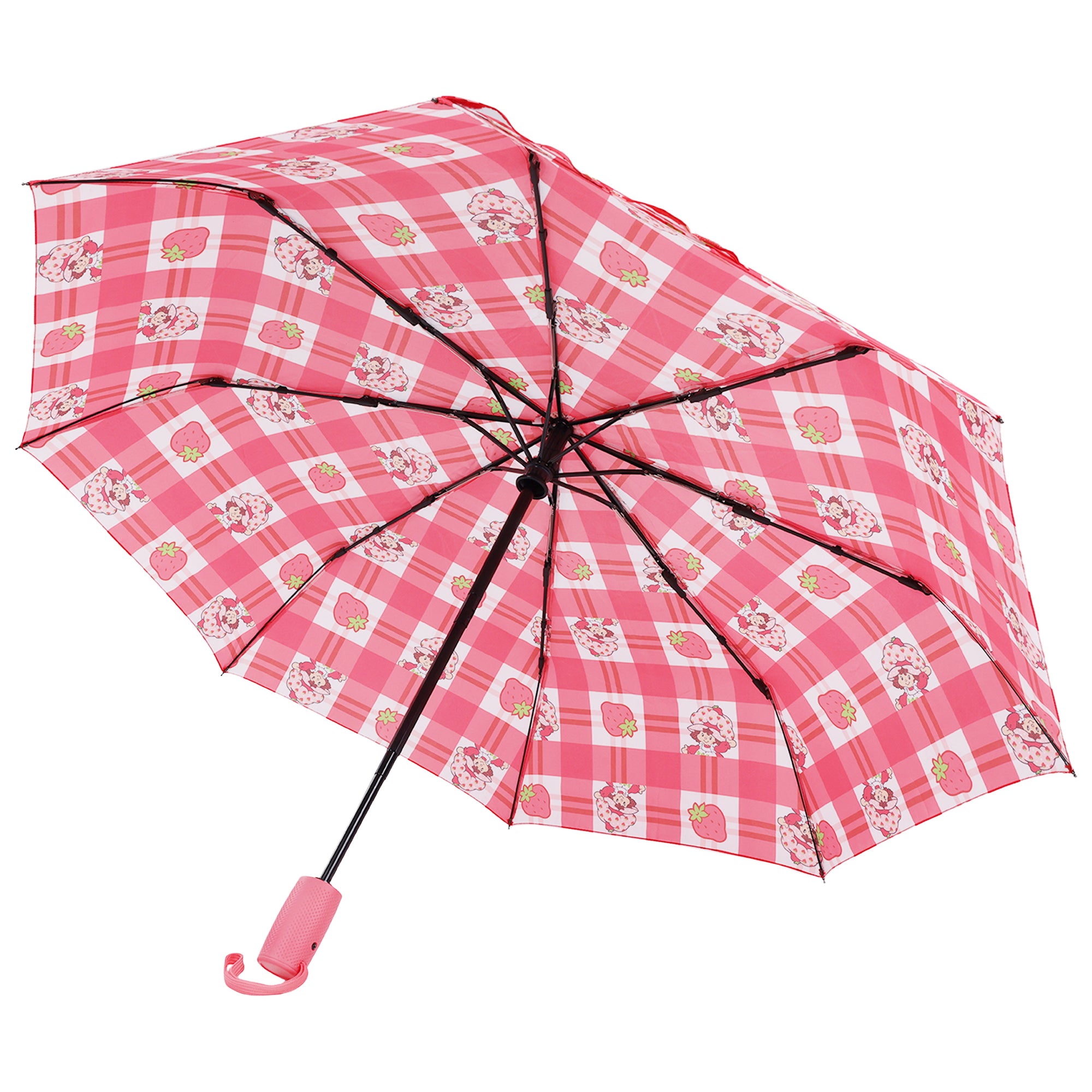 Strawberry Shortcake Gingham Plaid Umbrella