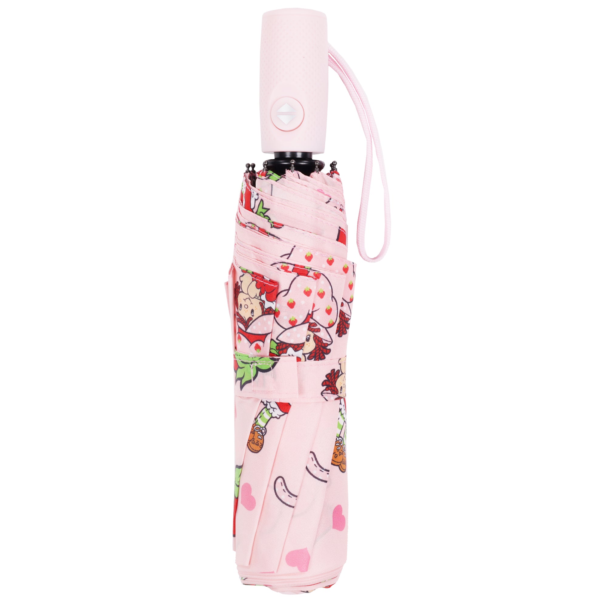 Strawberry Shortcake Heart Print Compact Umbrella