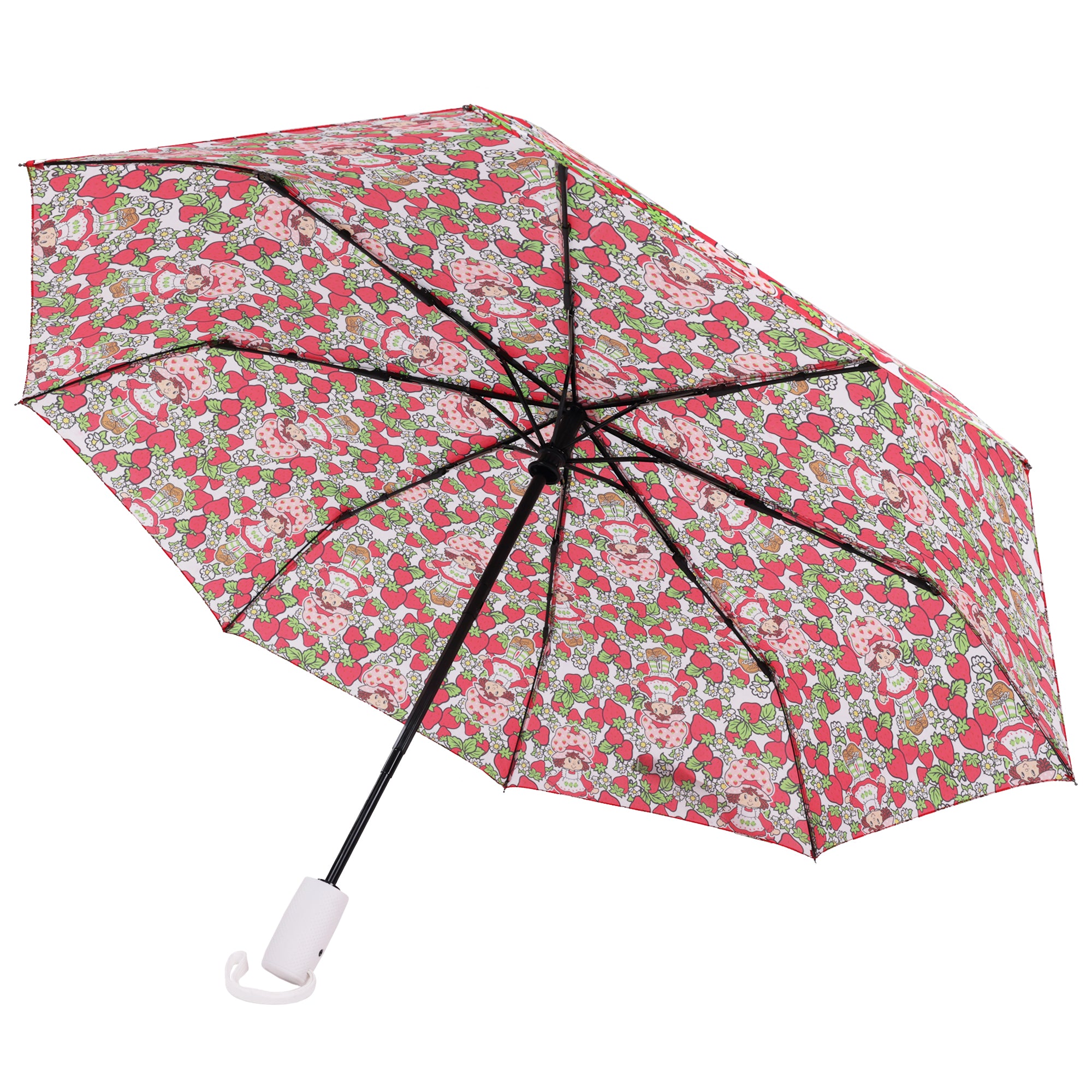Strawberry Shortcake Toss Print Compact Umbrella