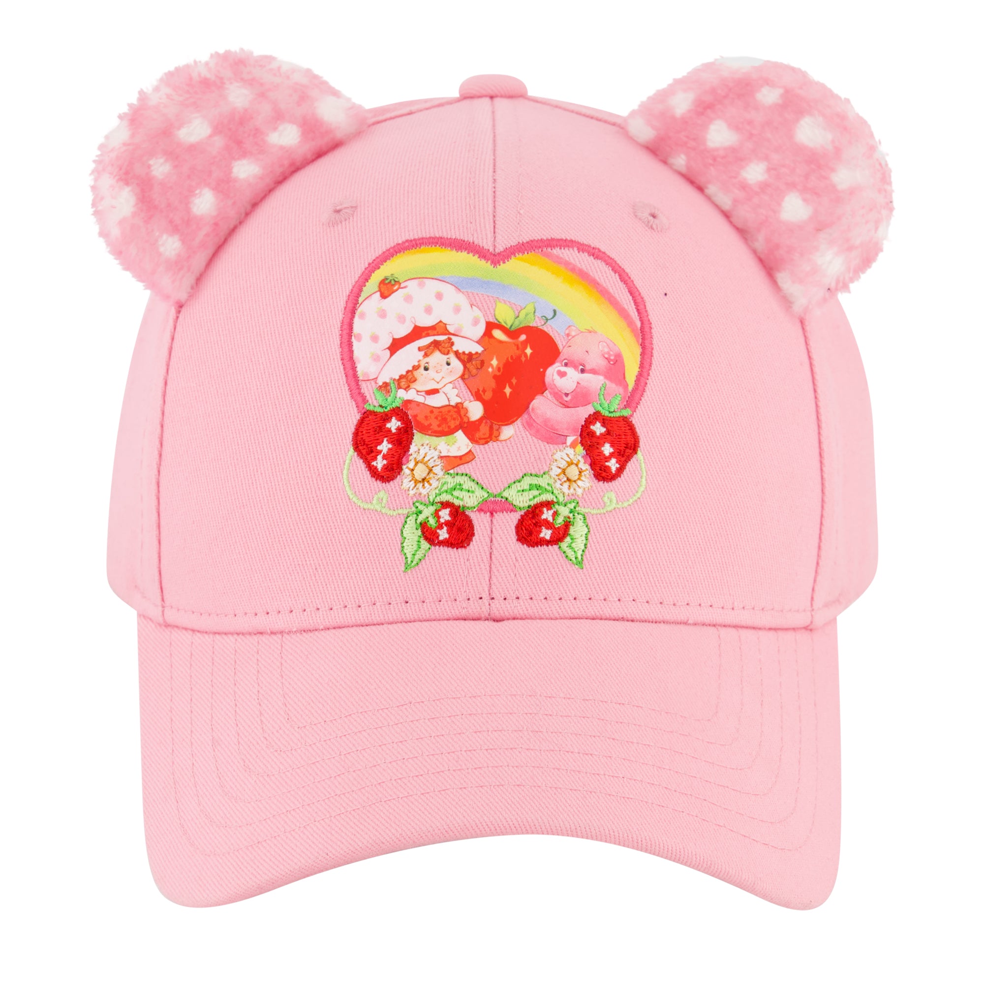 Care Bears x Strawberry Shortcake 3D Ears Pink Baseball Cap with Bow