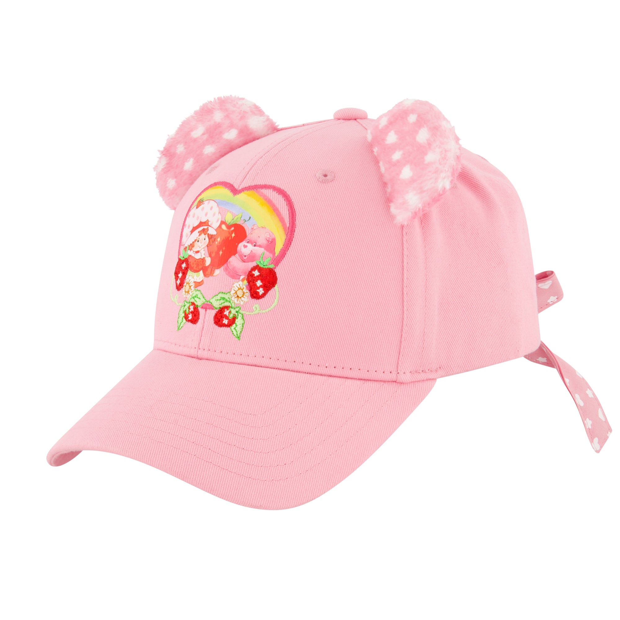 Care Bears x Strawberry Shortcake 3D Ears Pink Baseball Cap with Bow