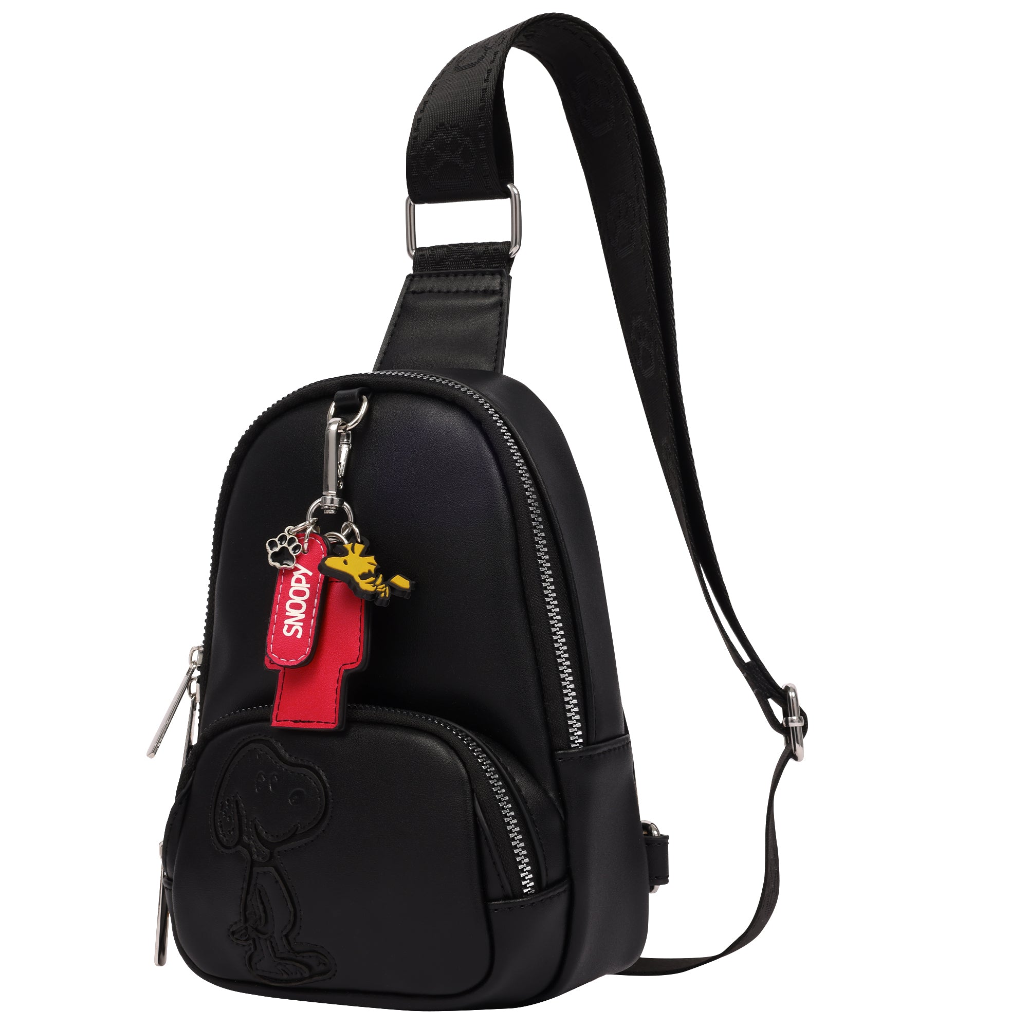 Danielle Nicole x Peanuts Tonal Snoopy Sling Bag with Character Charms