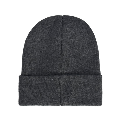 Yellow Stone Pu Patch Beanie,Dark Heather