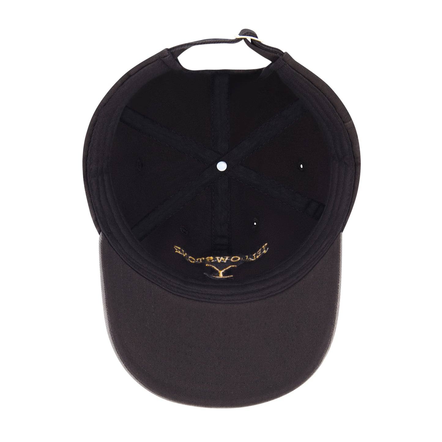 Nick Yellowstone Dad Cap Black Grey Dutton Ranch, Blk/Grey